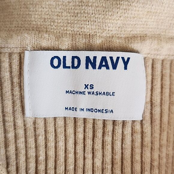 Old Navy Sleeveless Cropped Ribbed Lightweight Stretch Sweater Vest, Taupe, XS - Picture 5 of 8